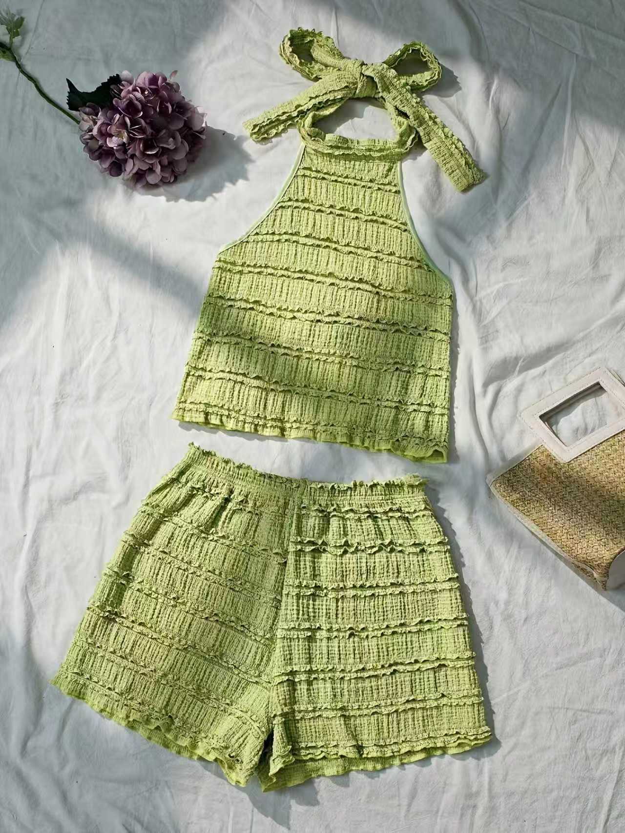 Cami Top Lace - Kadınlar İçin Yazlık Avrupa ve Amerikan