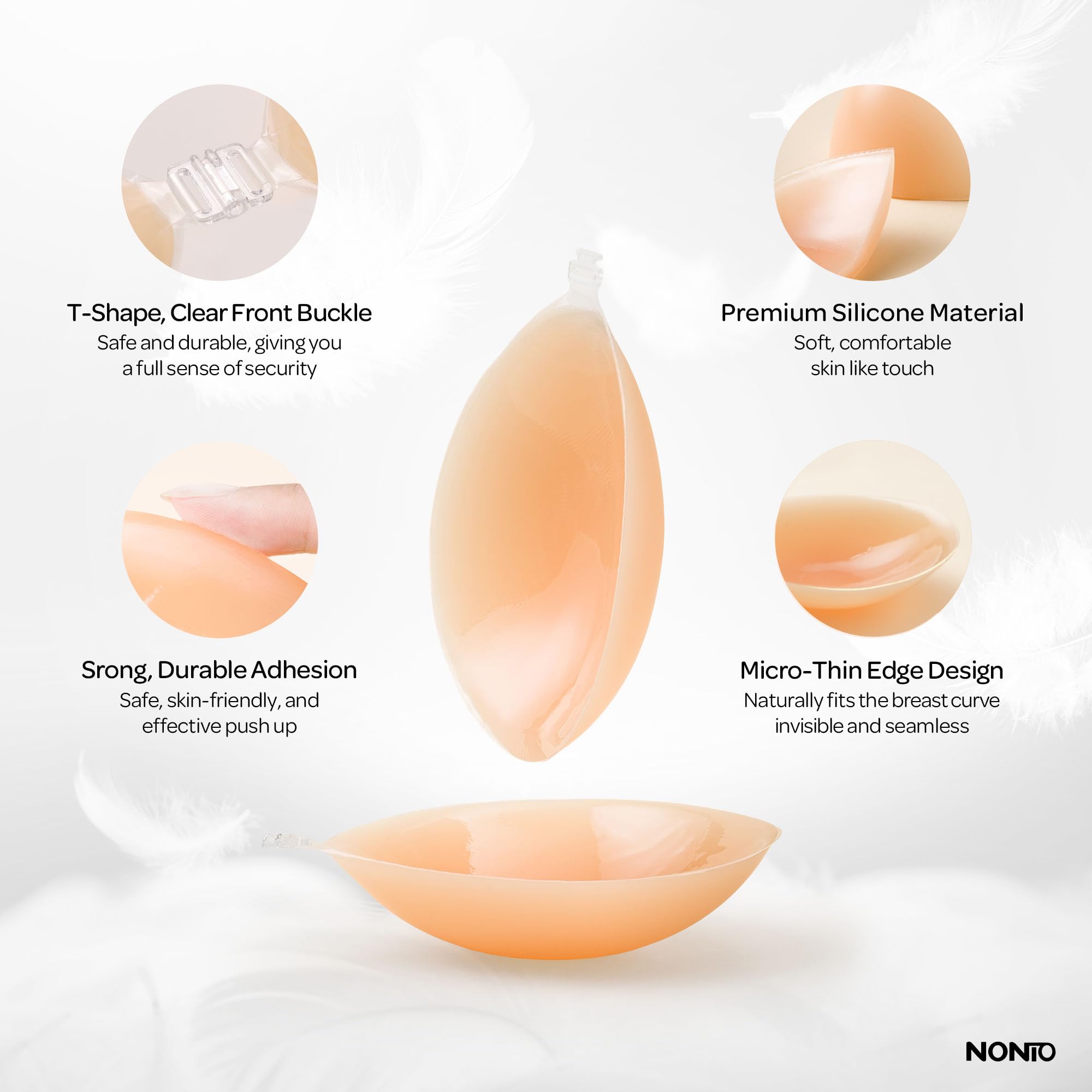 Yapışkanlı Sütyen Askısız Yapı - Strapless Bra Backless incelemesi ve fiyatı