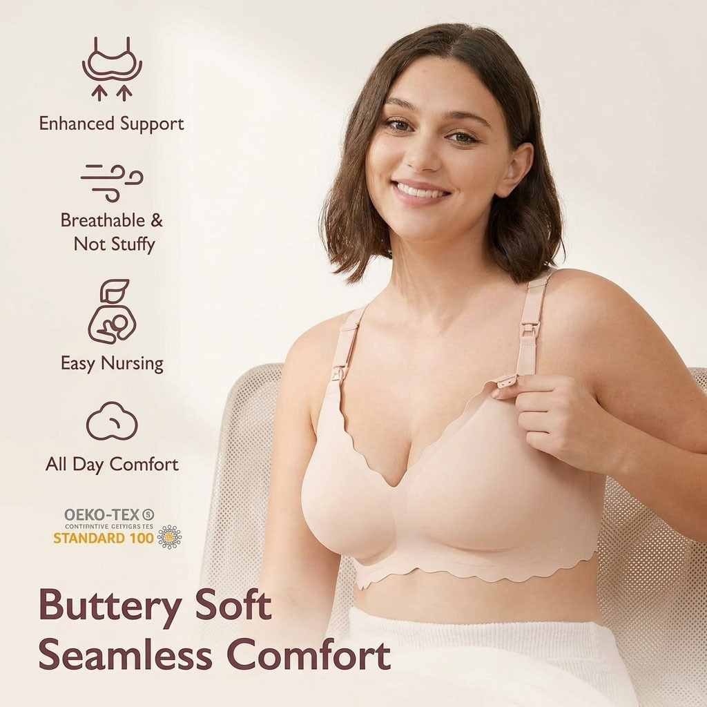 3XL Büyük Beden Hamile Emzirme - Nursing Bra Sleep incelemesi ve fiyatı